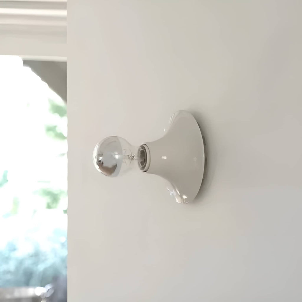 Bauhaus Industrial Small Dish Wall Light
