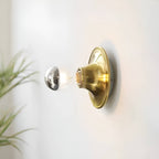 Bauhaus Industrial Small Dish Wall Light