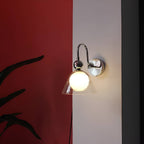 Bauhaus Sunset Vintage Glass Wall Light