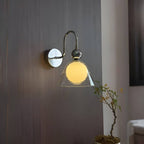 Bauhaus Sunset Vintage Glass Wall Light