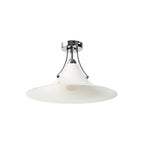 Bauhaus Trumpet Opal Glass Ceiling Light
