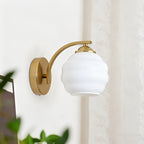 Cloud Style Globe Bauhaus Wall Light