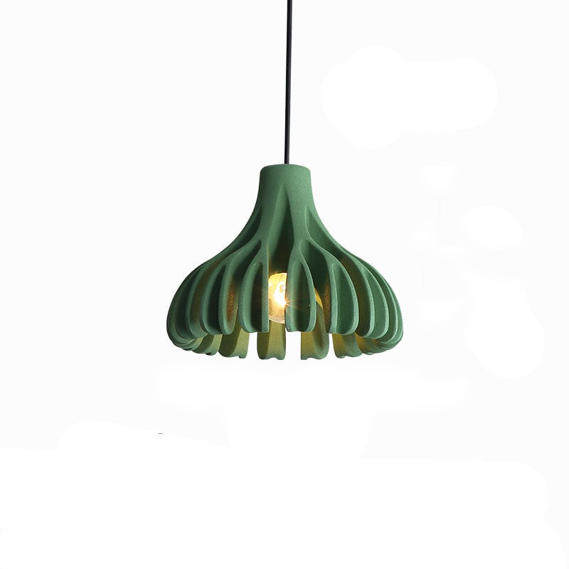 Coral Nordic Resin Macaron Pendant Light