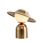 Creative Hat Design Golden Table Lamp