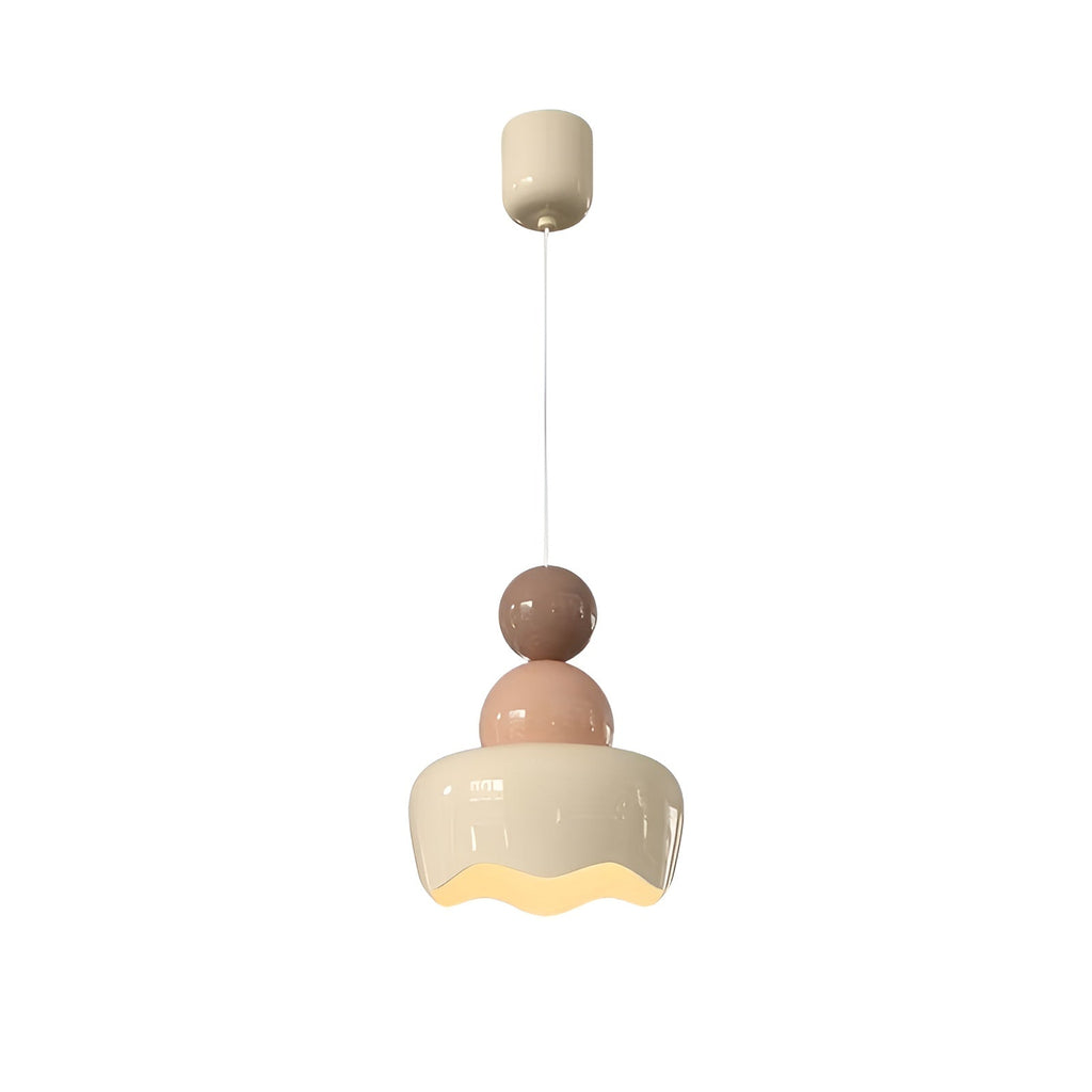 Creative Design Cream Resin Pendant Light