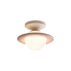 Space Age Macaron Saturn Ceiling Light