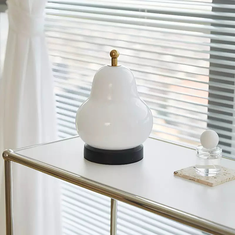 Bauhaus Pear Rechargeable Modern Glass Table Lamp