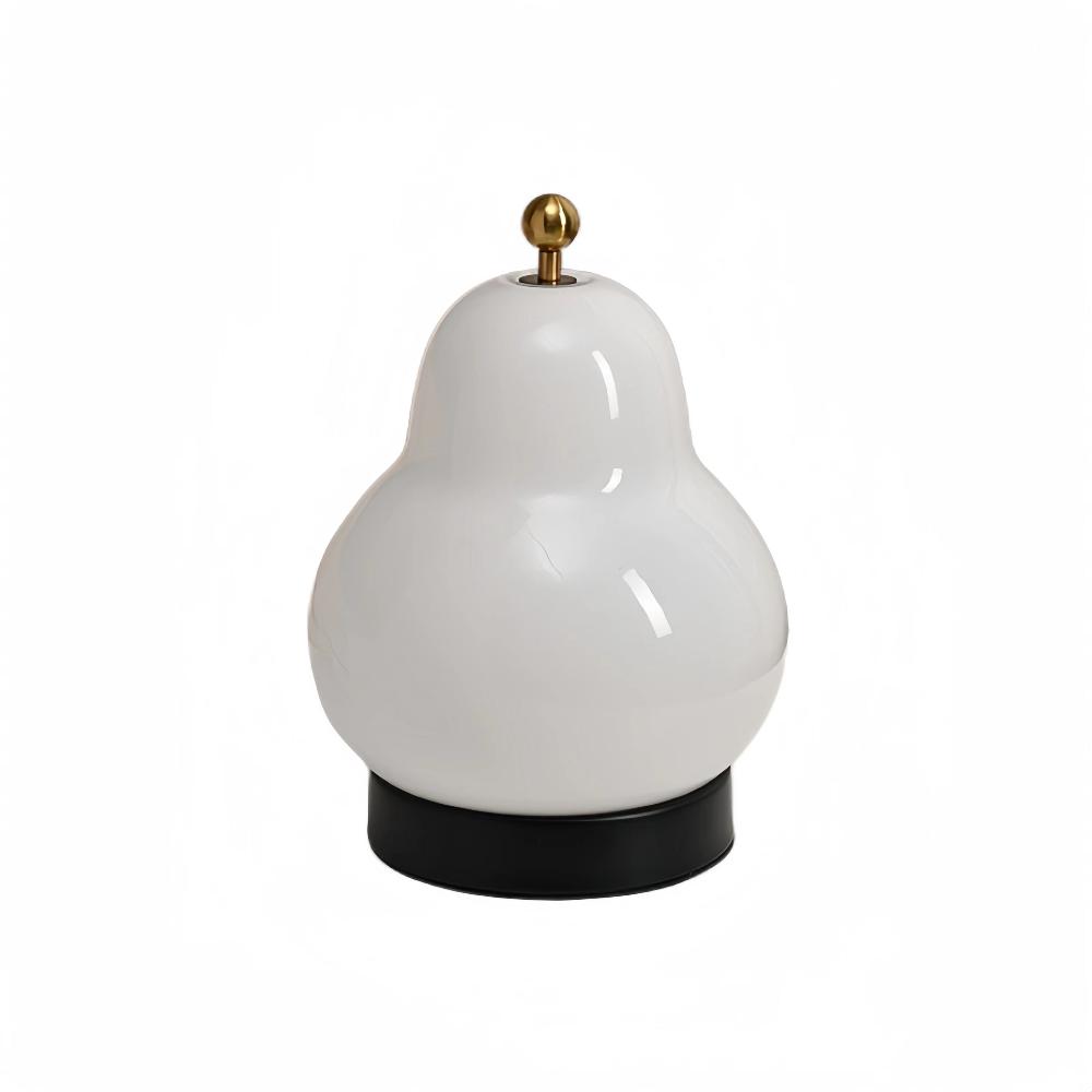 Bauhaus Pear Rechargeable Modern Glass Table Lamp