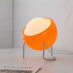 Bauhaus Glass Planet Orange Table Lamp