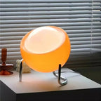 Bauhaus Glass Planet Orange Table Lamp