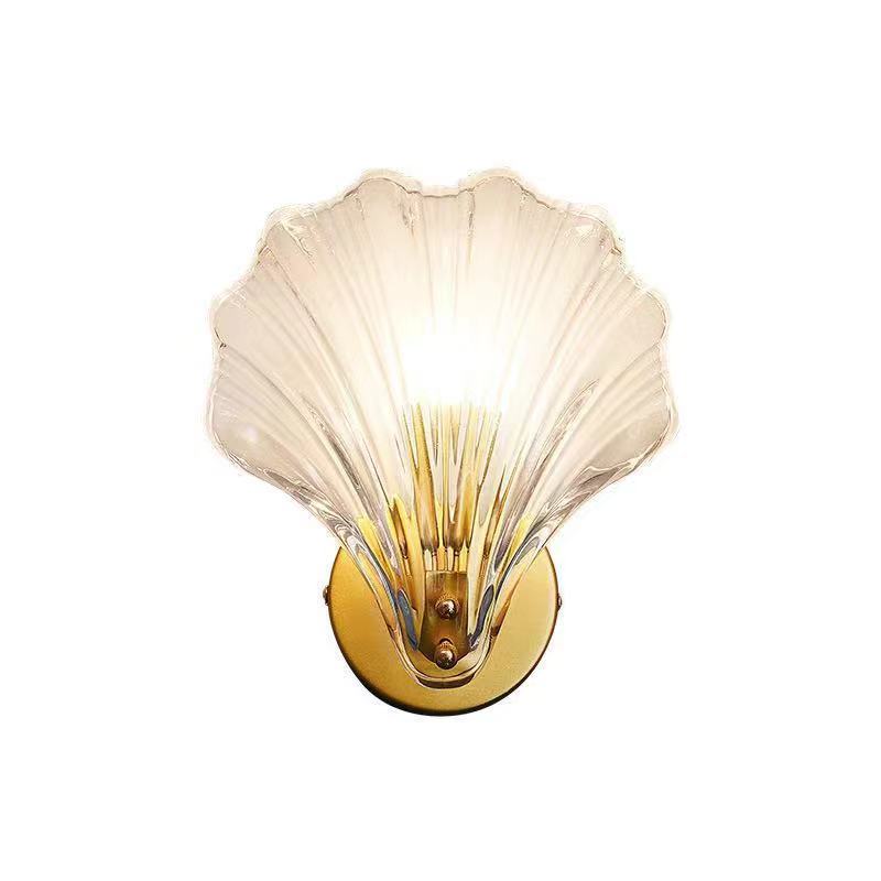 Creative Sea Shell Modern Glass Wall Light