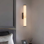 Cylindrical Marble Modern LED Wall Light