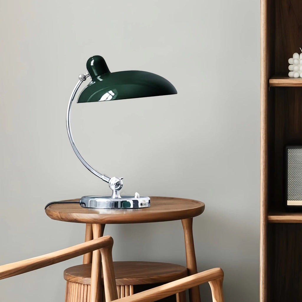 Danish Modern Bauhaus Metal Table Lamp