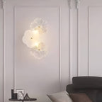 Decorative Petal Crystal Glass Wall Light