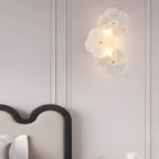 Decorative Petal Crystal Glass Wall Light