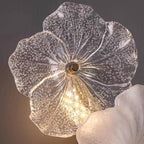 Decorative Petal Crystal Glass Wall Light