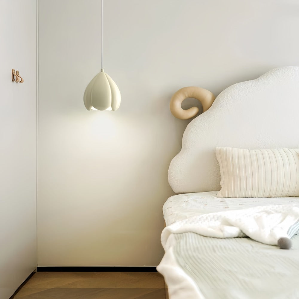 French Flower Bud Bedroom Pendant Light