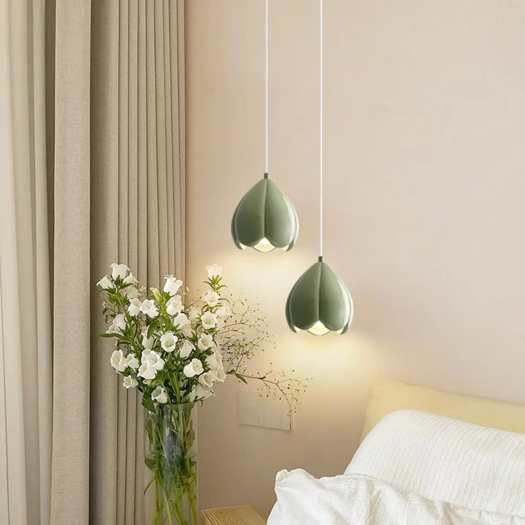 French Flower Bud Bedroom Pendant Light