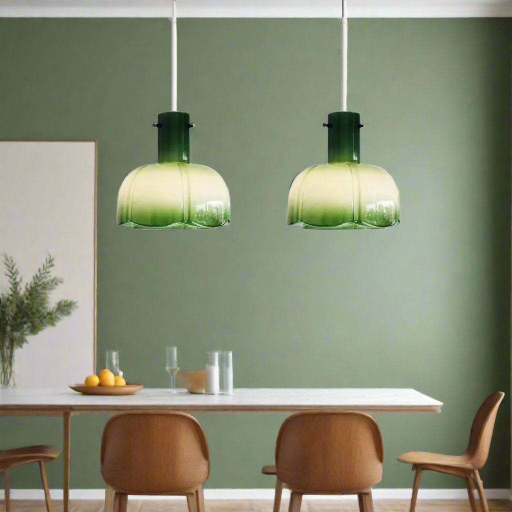 French Chic Tulip Glass Pendant Light