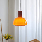 French Chic Tulip Glass Pendant Light