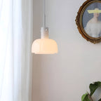 French Chic Tulip Glass Pendant Light
