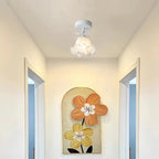 French Blooming Lily Flower Ceiling Light