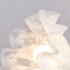 French Blooming Lily Flower Ceiling Light