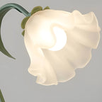 Art Nouveau Acrylic Lily Flower Table Lamp