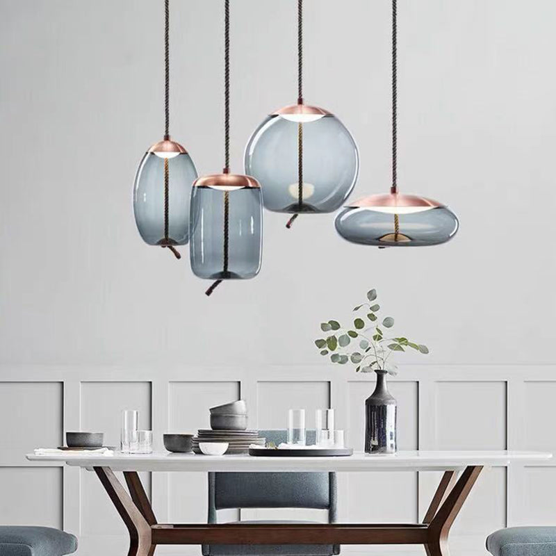Glass Nordic Industrial Minimalist Pendant Light