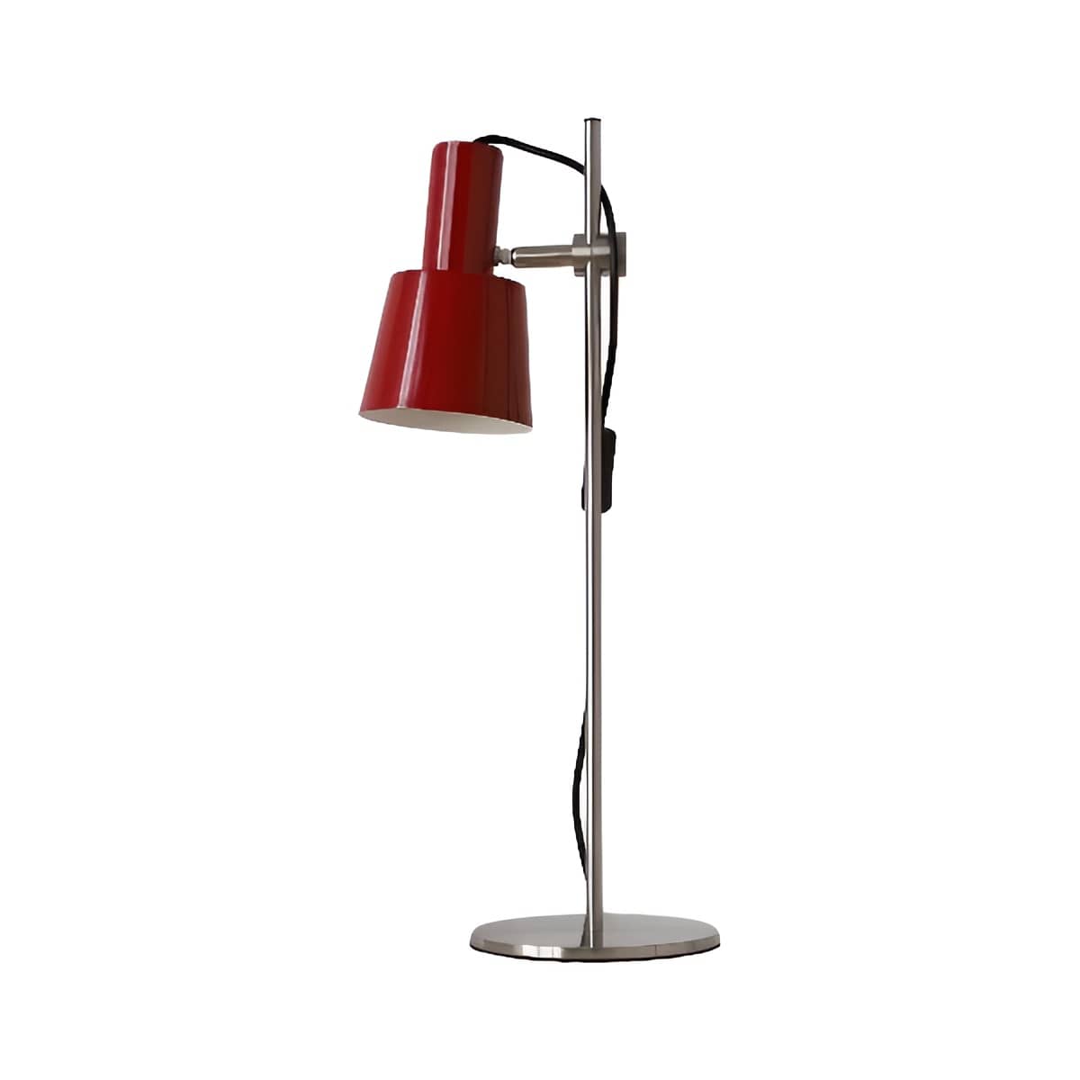 Industrial Adjustable Conical Metal Table Lamp