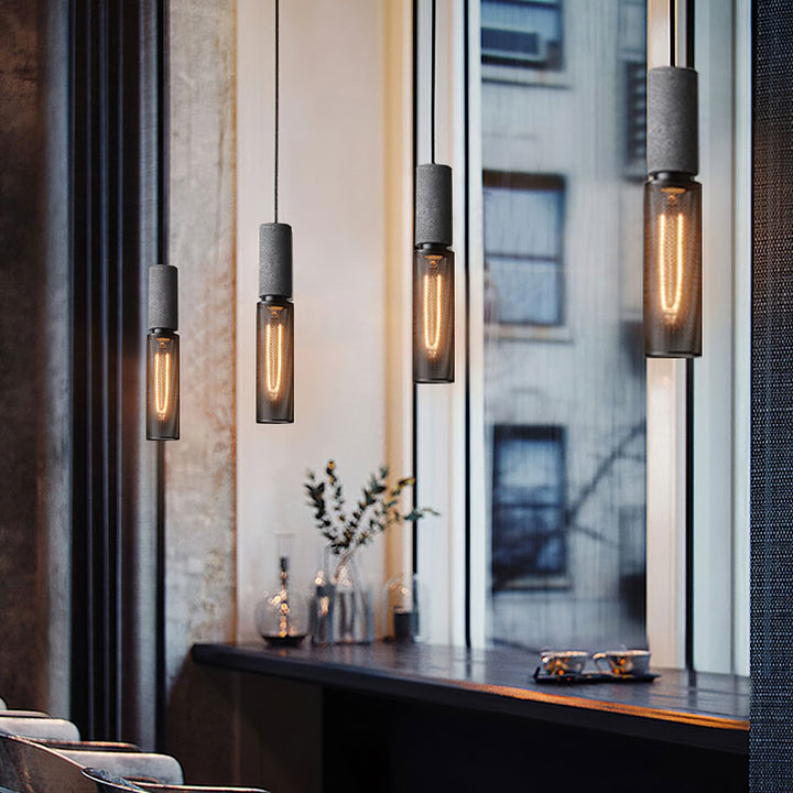 Industrial Style American Retro Cement Pendant Light