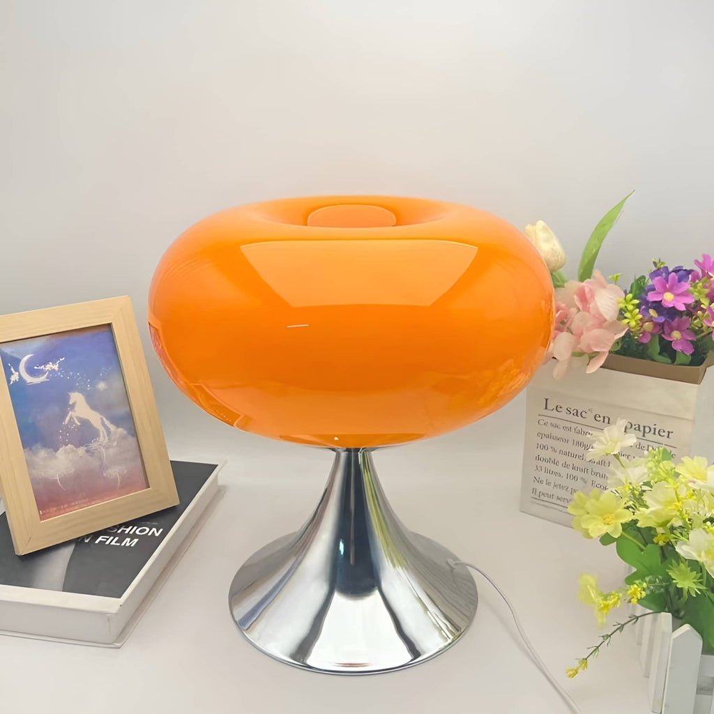 Italian Creative Bauhaus Donut Glass Table Lamp