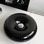 Italian Decorative Bauhaus Donut Glass Table Lamp