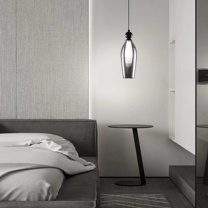 Italian Design Smoke Grey Pendant Light