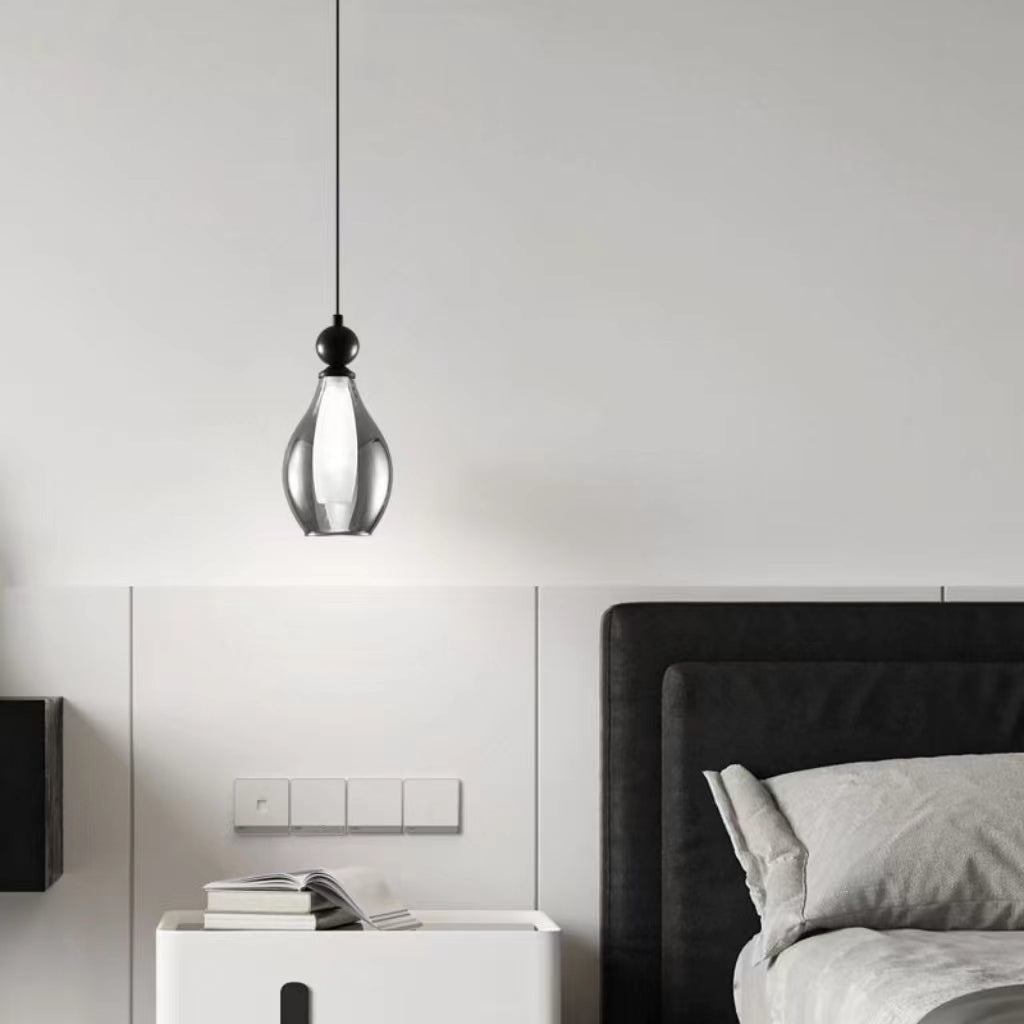 Italian Design Smoke Grey Pendant Light