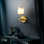 Luxury Glass Creative Copper Wall Light