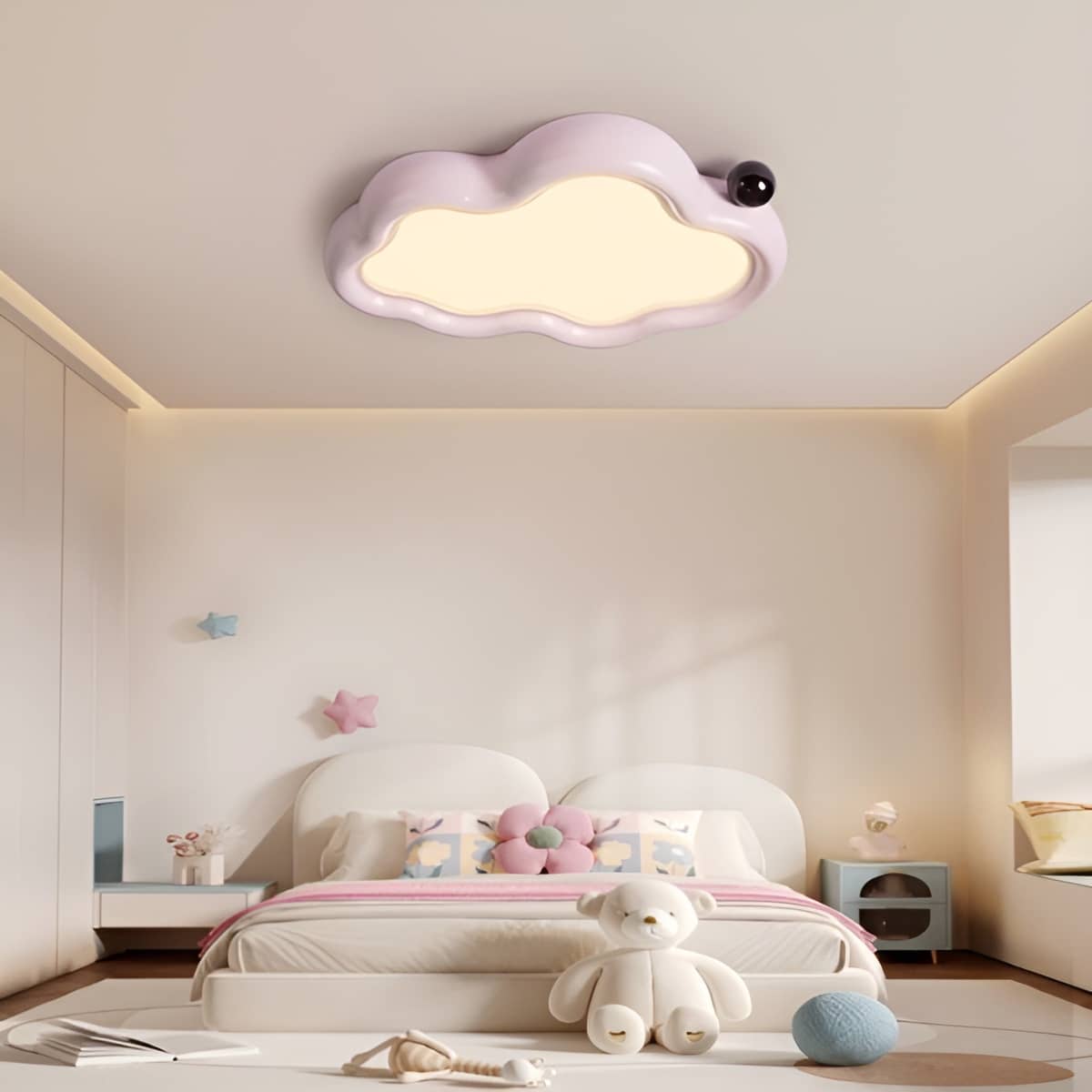 Macaron Cloud LED Kids Bedroom Ceiling Light