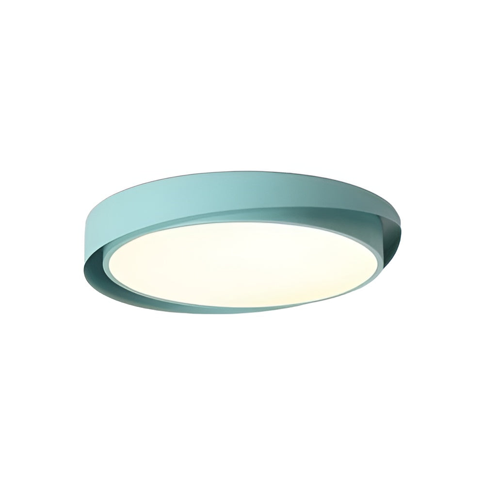 Macaron Colorful Metal Round Ceiling Lamp