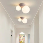 Macaron Design Globe Ceiling Light For Hallway