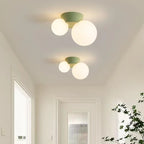 Macaron Design Globe Ceiling Light For Hallway