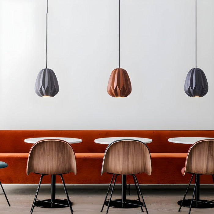 Macaron Minimalist Papaya Bedside Pendant Light