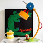 Memphis Geometric Colorful Adjustable Table Lamp