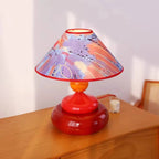 Memphis Stacked Stone Colorful Table Lamp