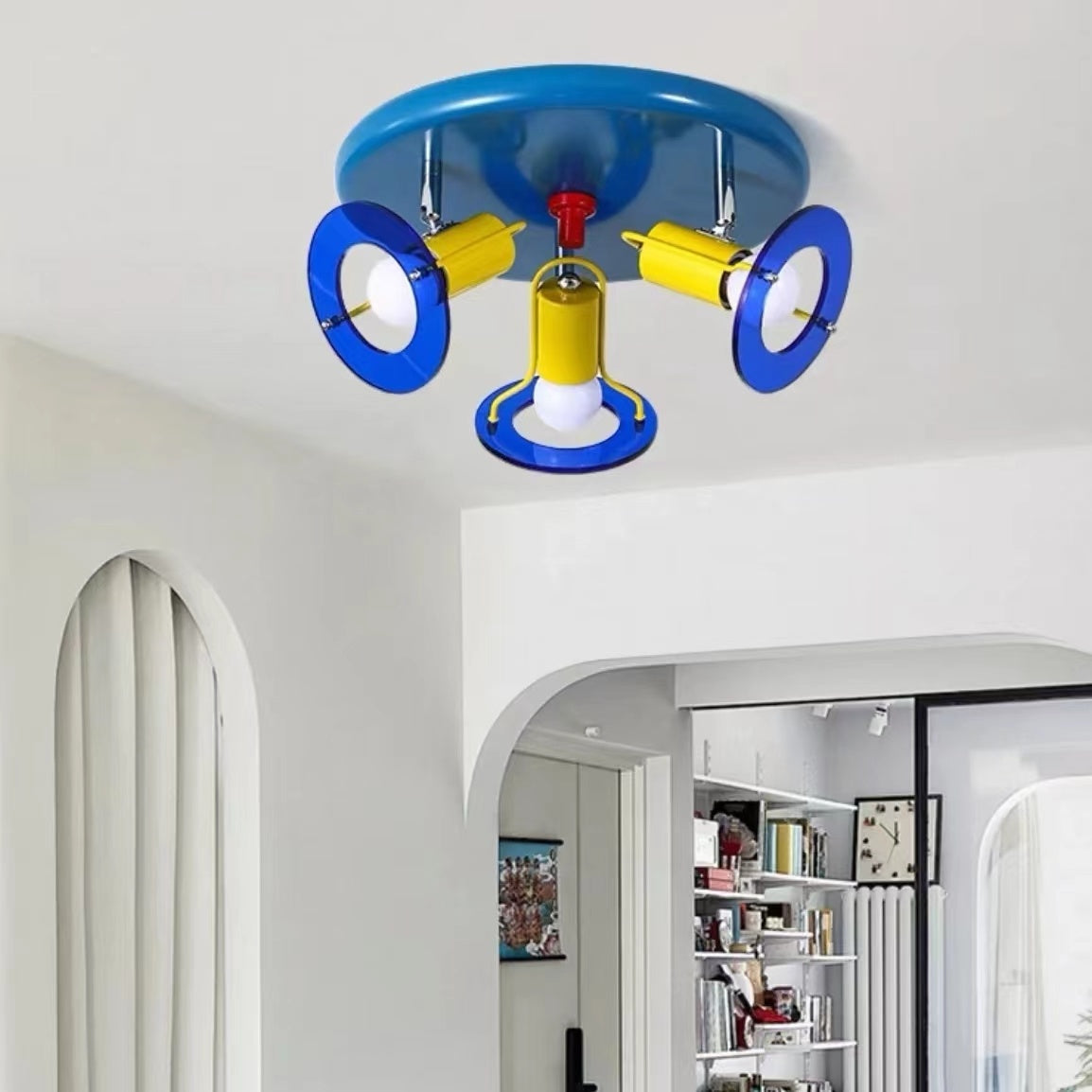 Memphis Colorful Orbit Adjustable Ceiling Light