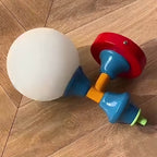 Memphis Glass Globe Colorful Wall Light