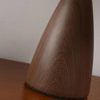 Retro Rustic Walnut Ceramic Table Lamp