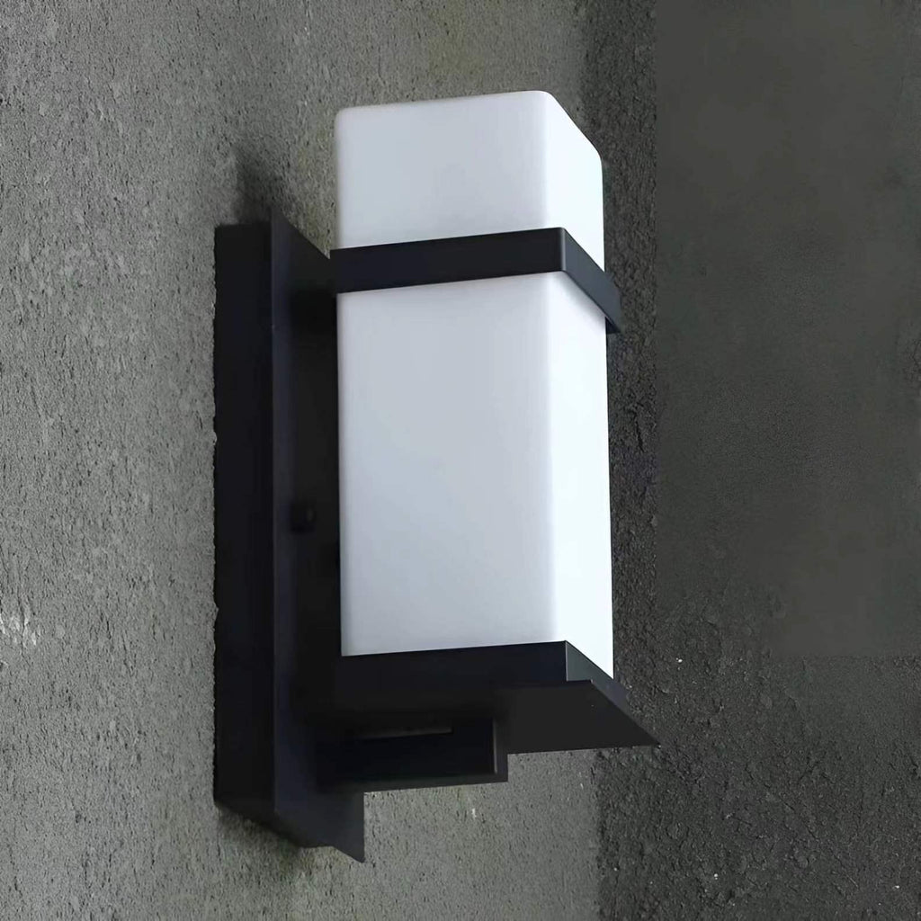 Mid Century Modern Geometric Outdoor Wall Light