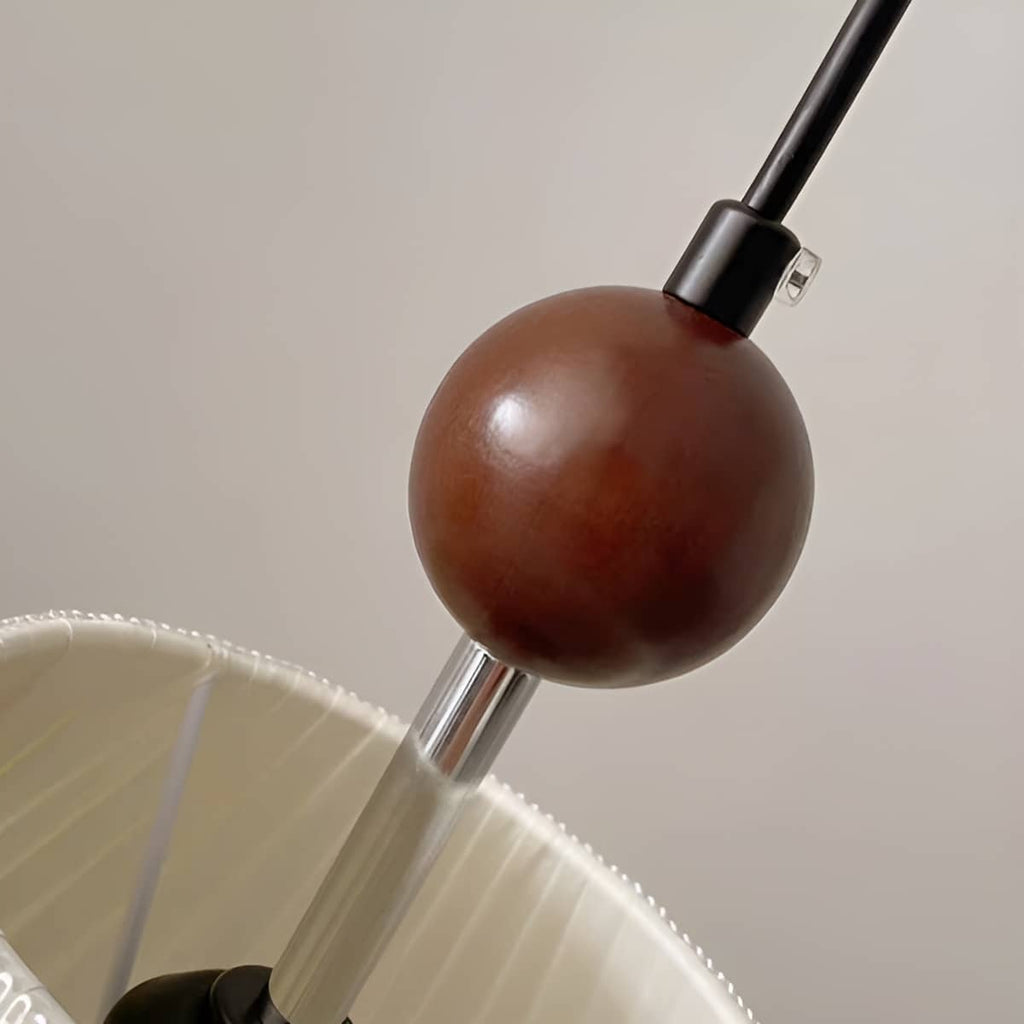 Suspension minimaliste en tissu blanc crème