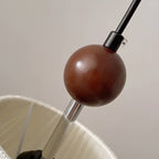 Suspension minimaliste en tissu blanc crème