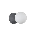 Minimalist Glass Globe Small Wall Light for Bedside